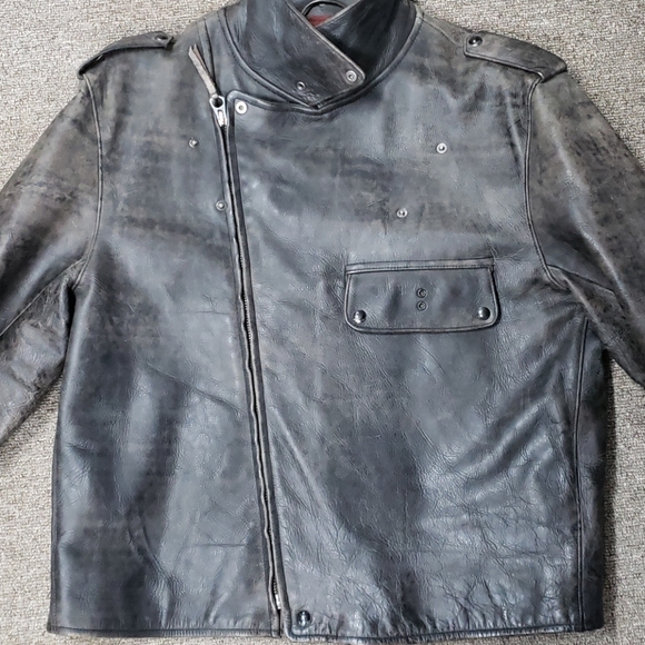 POLO Ralph Lauren Leather Moto Jacket - Picture 13 of 13